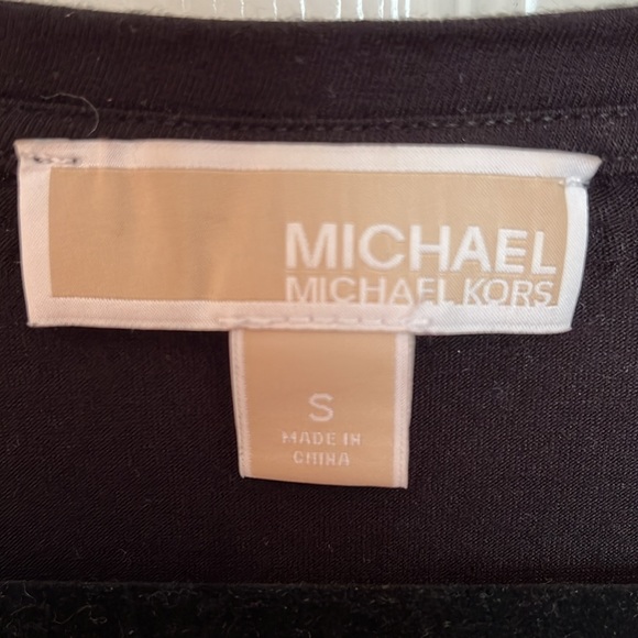 Michael Kors Gold Chain Long Sleeve Tee - Picture 3 of 6